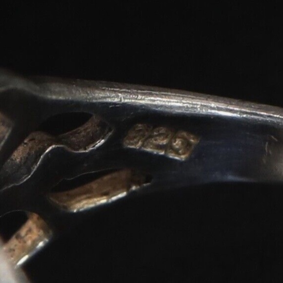 Sterling Silver Tree of Life Open Work Ring Size 8 - Picture 5 of 5